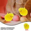 BESPORTBLE Easter Mini Chicks: 36Pcs Plush Mini Chicken Easter Decorations, 1.6inch Miniature Fluffy Chicks for Home Easter Basket Stuffers Party Favors Decors