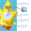 TruKid BubbleGlove, Bath Wash Gloves-Sponge - Hand Puppet for Kids & Toddler, Bath Sponge & Baby Washcloth Mitt for Kids & Adults, Body Scrubber for Mommy & Me - Duck Designed Set of 2