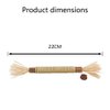 HZONGMINGZT 6 Pcs Cat Catnip Sticks Natural Silvervine Sticks Cat Toys Indoor Cats Interactiv Matatabi Cat Nip Toys Cat Chew Sticks Toy for Cat Dental Teeth Cleaning