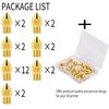 LUTER 24PCS Extruder Nozzles 3D Printer Nozzles for MK8 0.2mm, 0.3mm, 0.4mm, 0.5mm, 0.6mm, 0.8mm, 1.0mm with Free Storage Box for Makerbot Creality CR-10 Ender 3 5
