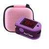 WERJIA Hard Storage Case for Fingertip Pulse Oximeter Blood Oxygen Fingertip Oximeter Case (Pink)