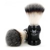 Menesia Shaving Brush for Men, Black handle Shave Brush,Mens Shaving Cream & Soap Brush (skull)