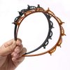 Braided Headbands with Hair Clips for Women and Girls - Thin Plastic Headband with Double Layer Twist, Fashion Hairstyle Hairpin