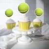 Gyufise 36Pcs Tennis Cupcake Toppers Sports Ball Tennis Cupcake Picks Tennis Theme Birthday Cake Decorations for Baby Shower Kids Birthday Party Cake Decorations Supplies