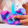 Furby Furblets Luv-Lee Mini Friend, 45+ Sounds, K-Pop Music & Furbish Phrases, Electronic Plush Toys, Purple & Blue, Kids Easter Basket Stuffers or Gifts, Ages 6+