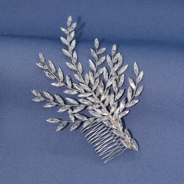 WONRLUA Bridal Hair Comb, Wedding Hair Accessories for Brides, Bridal Headpieces for Wedding