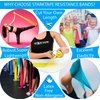 Starktape Resistance Bands Physical Therapy Professional 8 Yard Bulk. Non-Latex Elastic Exercise Fitness Band for Upper & Lower Body, Pilates, Rehab, Yoga, Pilates, Home Training Workout. Light Red