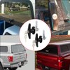 QZATTCAEN Truck Cap Locking T-Handle, Matching Set T-Handles Lock, Truck Cap Topper Camper Shell Locking T-Handle, Keyed Alike Black T-Handle Lock kit (Left&Right)-Complete Set (2 Locks)