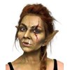 Graftobian Orc Ear Complete Makeup Kit - Orc Ears with Spirit Gum Adhesive and Skin Tone Makeup - for Cosplay, Halloween Costumes, & Theater - Full Color Instructions