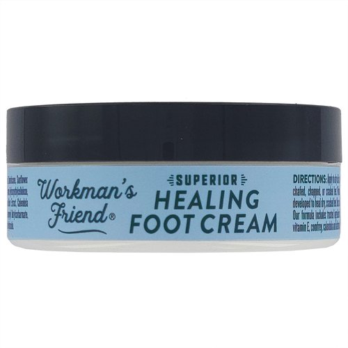 WORKMAN'S FRIEND Superior Healing Foot Cream - Intense Moisturizer - Heals Extremely Dry & Cracked Skin - 2.5 ounce