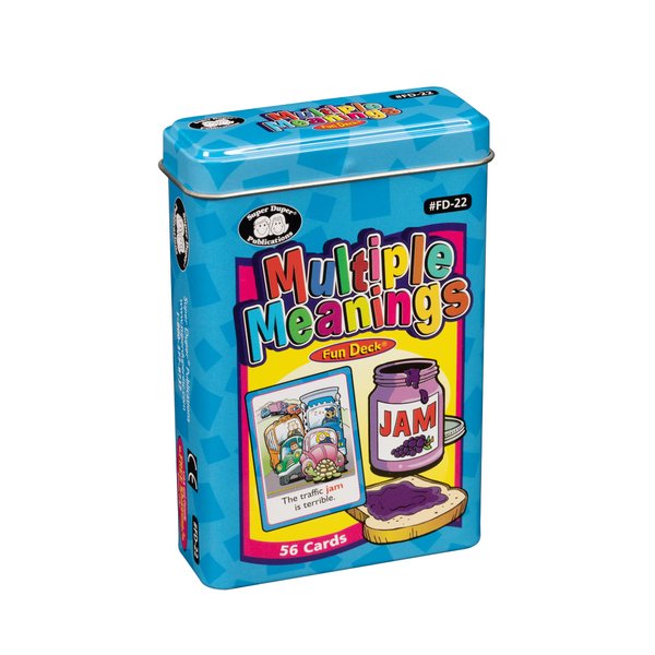 Super Duper Publications | Multiple Meanings Fun Deck Flash Cards | Educational Learning Resource for Children