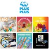 PLUS PLUS 3D Puzzle Building Block Set, 70 Mini Interlocking Pieces, Fun Holiday Activities for Kids - Holiday Mix Mini Maker Tube