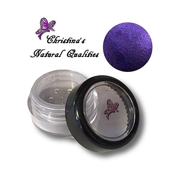 All Natural Mineral Powder Pearl Purple Eye Color (Eyeshadow) - Cleopatra Purple