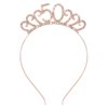CIEHER 50th Birthday Decorations for Women 50th Birthday Headband 50 Birthday Tiara 50th Birthday Gifts Women
