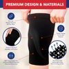 Doctor Developed Knee Brace/Knee Support/Knee Compression Sleeve [single] & Doctor Written Handbook -guaranteed Relief For Arthritis, Tendonitis, Injury (Black, M)