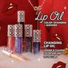 Qawnfy 3 Pcs Boss Up Color Changing Lip Oil, Shimmering Temperature Color Changing Lip Gloss Tinted Lip Stain, Long Lasting Nourishing Moisturizing Lip Glow Oil for Lip Care and Dry Lips (B#)