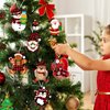 Funrous 48 Pcs Christmas Crafts Kits for Kids, Christmas Arts and Crafts DIY Christmas Ornaments Kit Make Your Own Christmas Craft Projects for Kids Ages 3 4 5 6 8 12