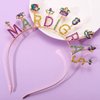Mardi Gras Headband for Women Fleur De Lis Mask Hairband Rhinestone Fat Tuesday Headband Carnival Parade Party Favors