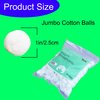 400 Count Pure Cotton PremiumCotton Balls，Organic Cotton Balls, Absorb Well, Super Soft,Multipurpose for Makeup Removal,Applying Lotion or Powder,Nail Polish, for Everyday Household Use（2 * 200）
