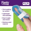 Flents Two Sided Finger Splint, Stainless Steel with Comfortable Padding, Assorted Sizes