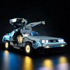 Kyglaring LED Lighting Kit Designed for Lego Creator Expert Back to The Future Time Machine 10300 Model Building Kit - Without Lego Set (Standard Version)