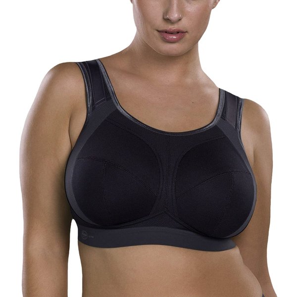 Anita Extreme Control Plus Sports Bra Black/Anthracite 48F