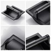 POKIM Matte Black Recessed Toilet Paper Holder/Tissue Paper Holder Stainless Steel Toilet Paper Holder in Wall for Bathroom Accessories Rear Mounting Bracket Included…