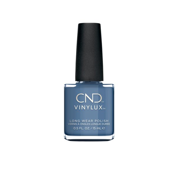 CND Vinylux Longwear Blue Nail Polish, Gel-like Shine & Chip Resistant Color, Denim Patch, 0.5 fl. oz