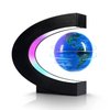 Flagest Magnetic Levitation Floating Globe, Levitating C Shape Globe with LED Lights for Education Home Office Desk Bookshelf Decor, Holiday Anniversary Christmas Creative Gift (3.3 Inches Globe)