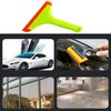 2pcs Silicone Squeegee for Shower Glass Door, Window Cleaning, Auto Water Blade, Water Wiper, Shower Squeegee, 5.9'' Blade and 7.5'' Long Handle for Car Windshield, Window, Mirror, Glass Door.