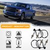 RANSOTO O2 Oxygen Sensor 15717 Downstream Upstream Compatible with 1990-2014 Ford F150 F250 F350 Ranger Escape Explorer Lincoln Mazda Mercury Replaces 15716 15718 Set of 4