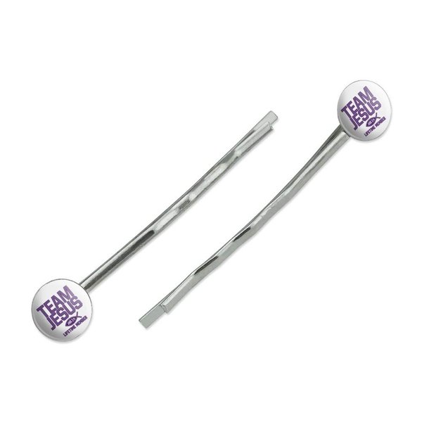 Team Jesus John 3:16 Christian Bobby Pins Barrettes Hair Styling Clips