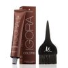 Igora Color 10 8-00 Light Blonde Natural Extra Permanent 10 Minute Hair Color Cream and M Hair Designs Tint Brush (Bundle 2 items)
