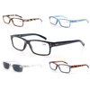 MODFANS 5-Pack Reading Glasses 3.5 Mens/Womens,Readers Comfort Spring Hinges,Sun Reader