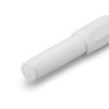 Kaweco CLASSIC SPORT White Gel Ballpoint Pen with 0.7 mm Rollerball Pen Refill for Left-Handed and Right-Handed Users in Classic Design with Ceramic Ball I Gel Roller 13.5 cm