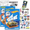Hot Wheels Tattoos Party Favors for Kids - Hot Wheels Temporary Tattoos for Kids Bundle Includes 50+ Hot Wheels Temporary Tattoos for Kids, Boys Plus Door Hanger | Hot Wheels Party Supplies