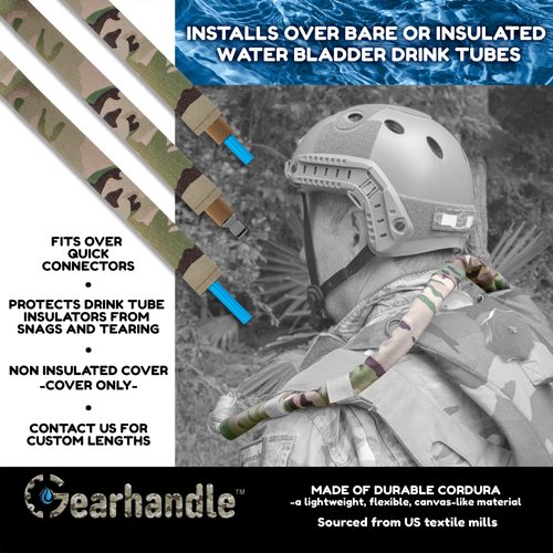 Multicam Hydration Pack Drink Tube Cover - Multicam - 43 inch