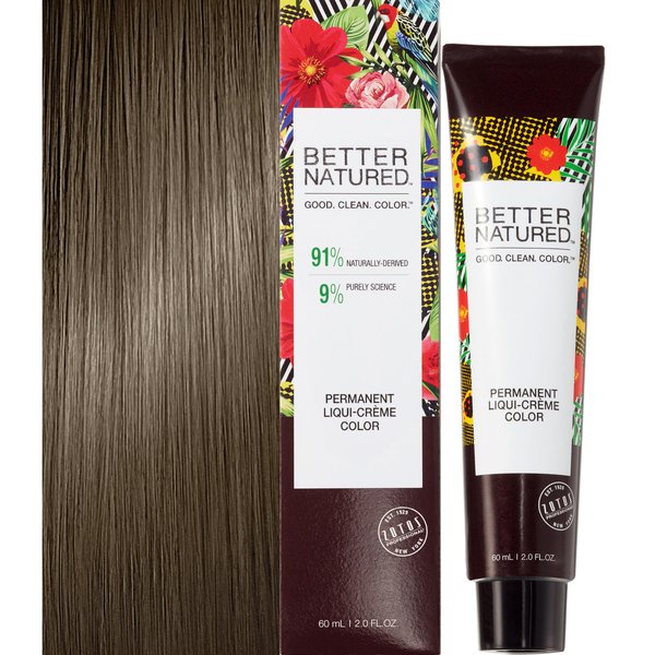Better Natured Permanent 7A Medium Ash Blonde Hair Color Dye - Naturally-derived, Vegan & 100% Gray Coverage that Lasts up to 8 Weeks