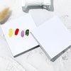 Beautifultracy 50 Sheets Disposable Nail Polish Palette Paper Nail Art Mixing Palette Papers Portable Waterproof Nail Art Makeup Palette Nail Gel Mixing Tool with Nail Palette Stirring Rod (50pcs)