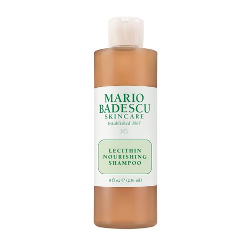 Mario Badescu Lecithin Nourishing Shampoo | Hydrating and Moisturizing Shampoo for Men & Women with Jojoba Oil & Lecithin | Helps Restore Dry, Damaged & Color-treated Hair | 8 Fl Oz