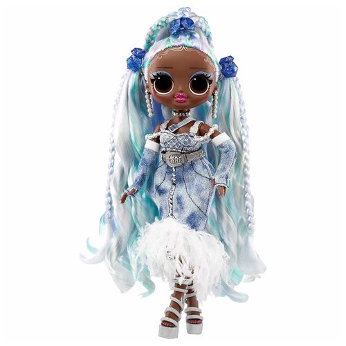 L.O.L. Surprise! OMG Fashion Show Hair Edition Lady Braids 10" Fashion Doll w/Magic Mousse, Transforming Hair, Including Stylish Accessories, Holiday Toy Playset, Gift for Kids Ages 4 5 6+ & Collectors