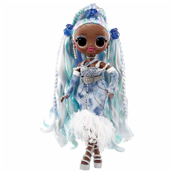 L.O.L. Surprise! OMG Fashion Show Hair Edition Lady Braids 10" Fashion Doll w/Magic Mousse, Transforming Hair, Including Stylish Accessories, Holiday Toy Playset, Gift for Kids Ages 4 5 6+ & Collectors