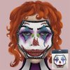 Halloween Face Gems Jewels Tattoos for Women Day of the Dead Face Skull Clown Temporary Tattoos Glitter Rhinestone Crystal Stones Makeup Stickers for Halloween Rave Cosplay Party 2Pcs