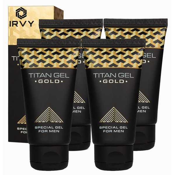 IRVY Gel Gold for Men Cream Massage Gel (Pack of 4)