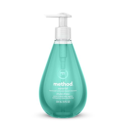 Method Gel Hand Soap, Waterfall, Biodegradable Formula, 12 oz, (Pack of 1)