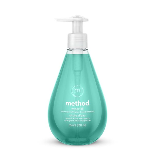 Method Gel Hand Soap, Waterfall, Biodegradable Formula, 12 oz, (Pack of 1)