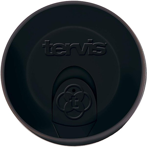 Tervis Travel Lid Made in USA Double Walled Insulated Tumbler Travel Cup Keeps Drinks Cold & Hot, Fits 16oz Tumblers, Black