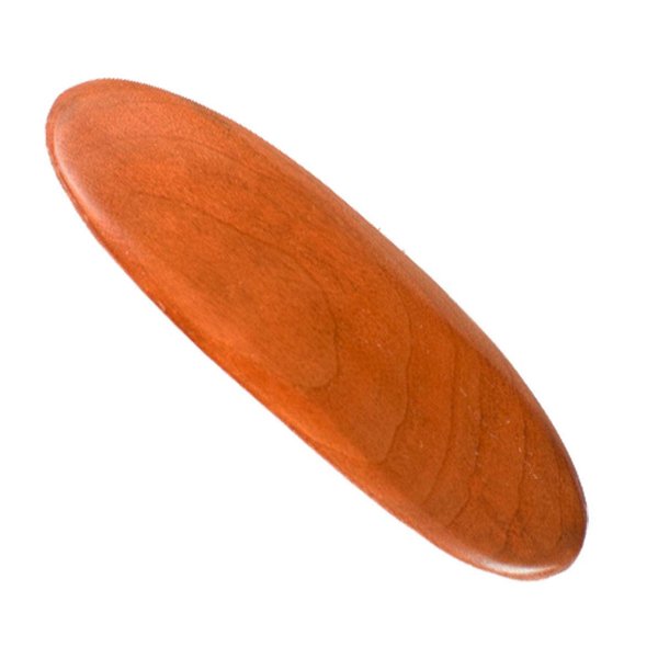 Oval Cherry Wood Barrette