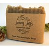 Jenny Joy's Pine Tar Soap For Men & Women, Organic Soap Bar, With Natural Woodsy Scent, Good For Moisturizes & Heal Dry Skin, Handmade 5-6 oz with Pine Resin.