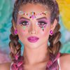 6 Sheets Face Jewels Face Gems Stick On, Self Adhesive Rhinestones for Makeup Rave Accessories for Festival Holiday Costumes
